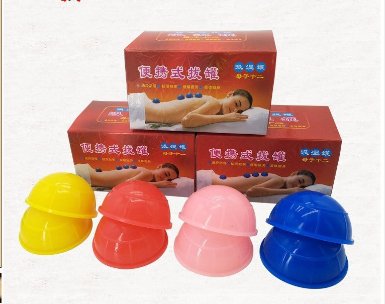 Silicone Cupping Therapy Set — Natural Pain & Tension Relief for Body & Mind