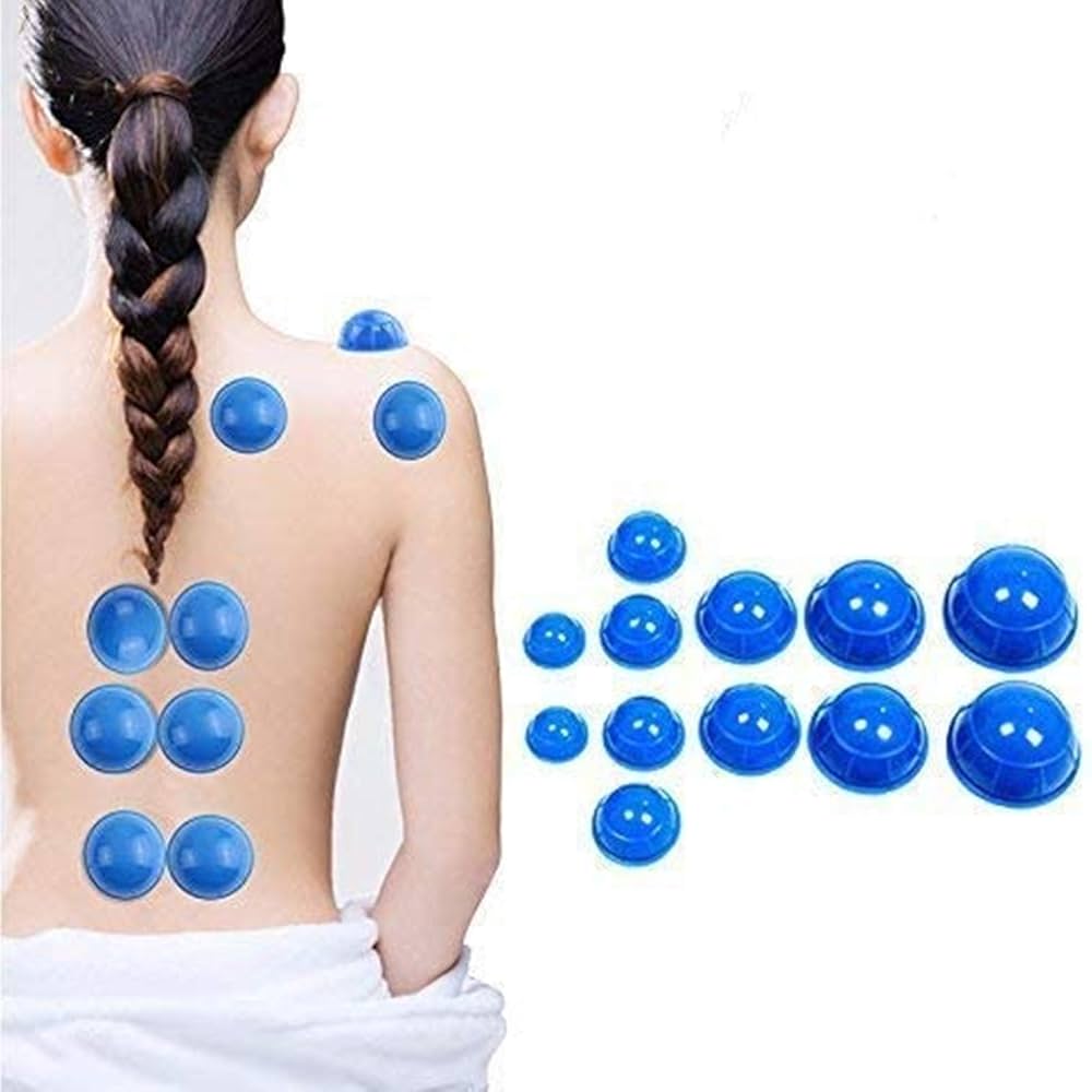 Silicone Cupping Therapy Set — Natural Pain & Tension Relief for Body & Mind