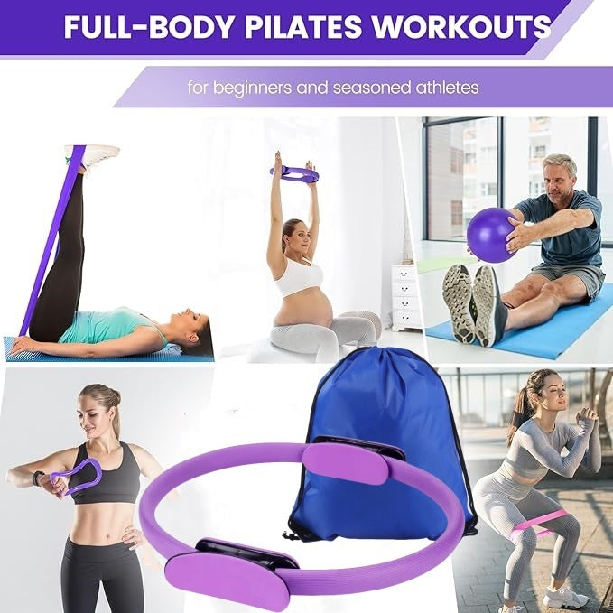 Complete 13-Piece Yoga & Pilates Fitness Set