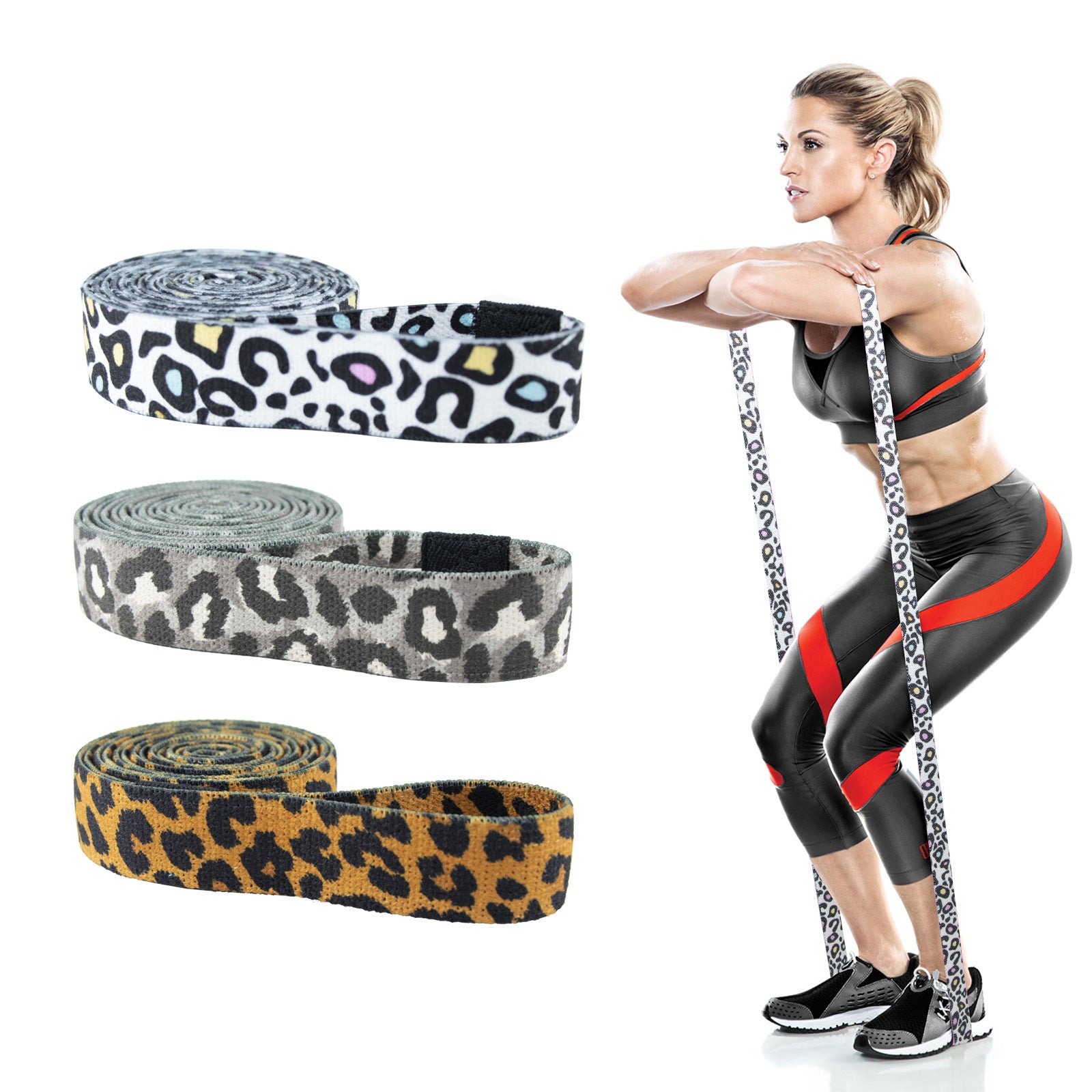 Tone Anywhere with Elastic Fitness Tension Band