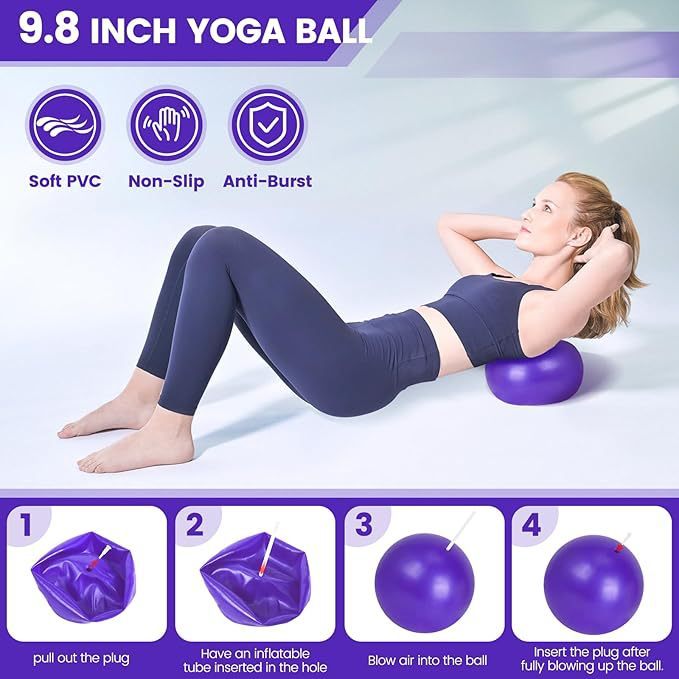 Complete 13-Piece Yoga & Pilates Fitness Set