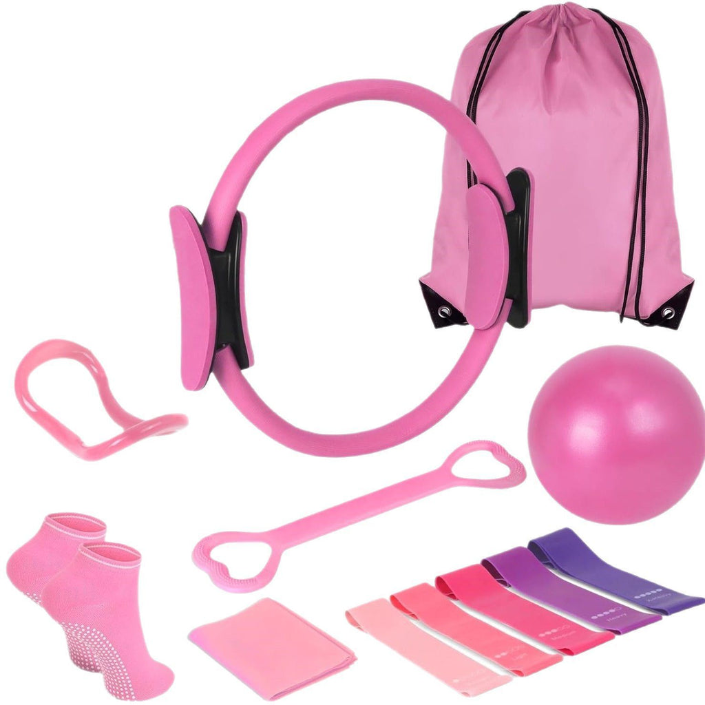 Complete 13-Piece Yoga & Pilates Fitness Set